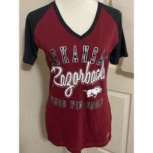 Arkansas Razorback Women's Short Sleeve T Shirt Jr Size L‎ (11/13)